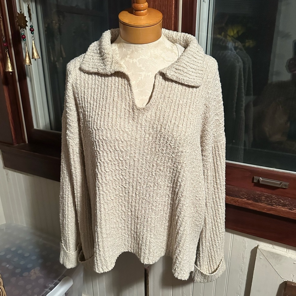 Indigo Luna Winterfall Sweater and Scarf